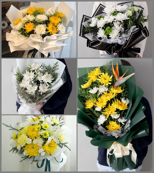 广东江门市恩平市良西镇白事花束代送